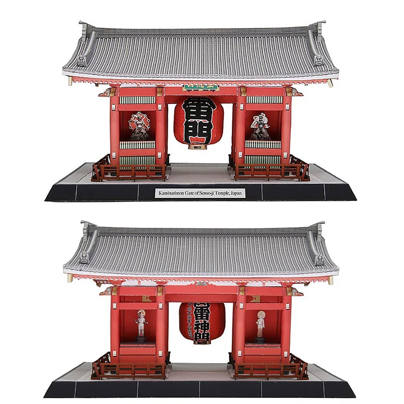 일본 Kaminarimon Senso-ji 사원의 문  - Art Craft Cardboard 리뷰 및 가격
