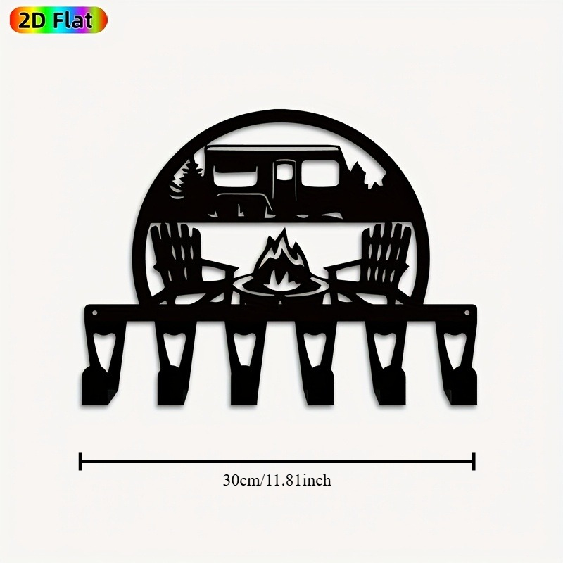 CIFBUY 레트로 스타일의 캠핑 테마 금속 벽 장식, - Art Craft Bar 리뷰 및 가격